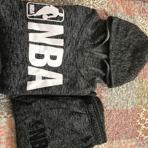 Youth sweatpants and matching hoodie.